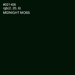 #021406 - Midnight Moss Color Image